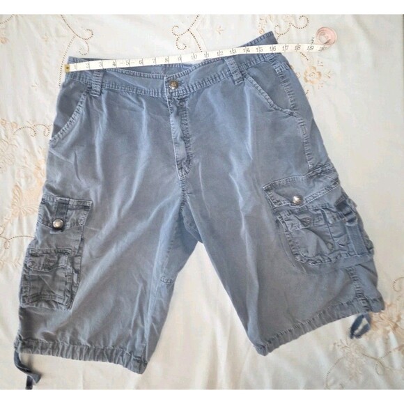 Vintage PD&C Paper Denim Cloth Men's Jean Shorts Rare 79135B Size 34 Blue - Picture 4 of 7